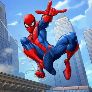 spider man swinging pfp hd