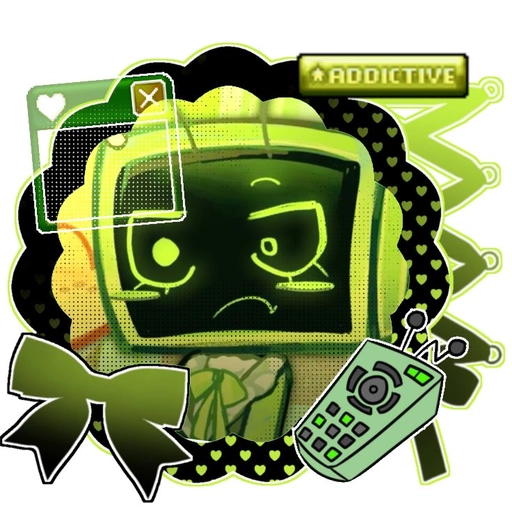 vee dandys world pfp neon profile 