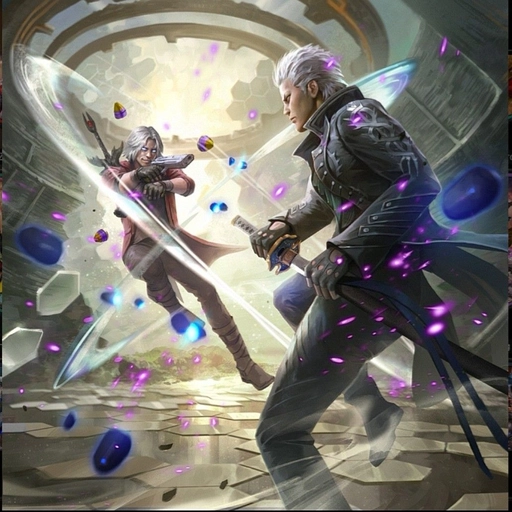 vergil pfp action shot