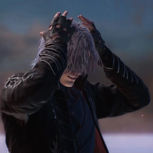 vergil pfp black coat