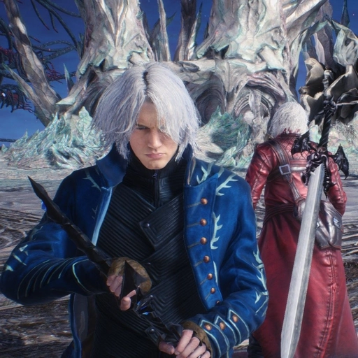 vergil pfp comic style profile