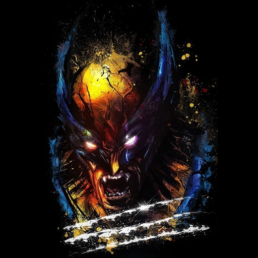 wolverine pfp glowing eyes