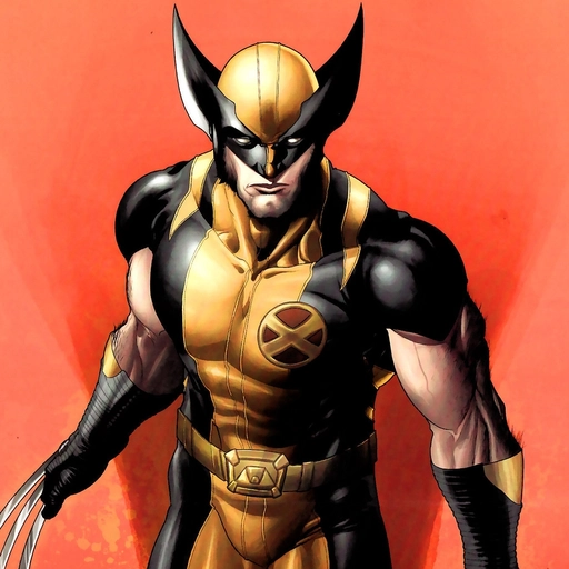 wolverine pfp red glow