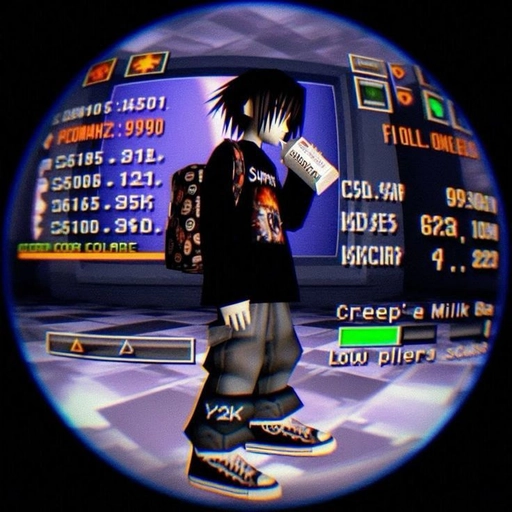 aesthetic y2k pfp display