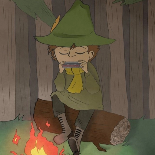 Snufkin original art pfp