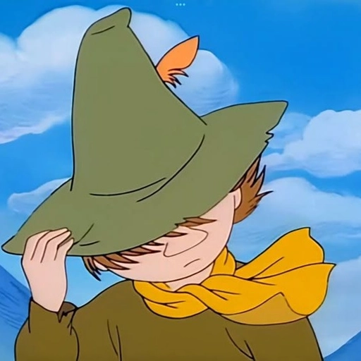 Snufkin pfp relaxing vibe