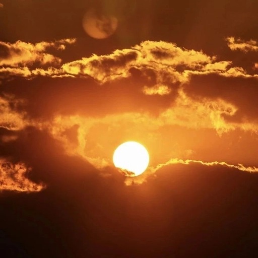 aesthetic profile picture with sunset 