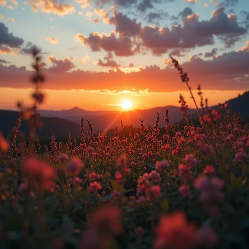 sunset aesthetic profile picture 