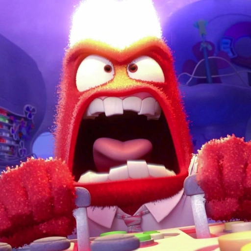 inside out cute anger pfp