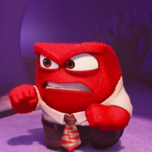 inside out anger cartoon hd pfp