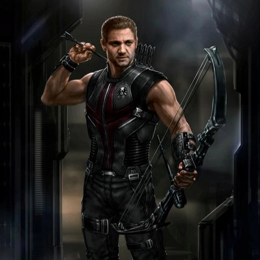 clint barton action shot pfp