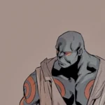 drax pfp cartoon art