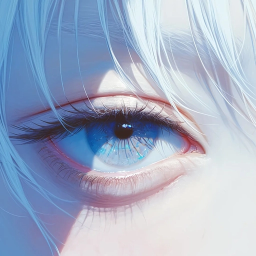 aesthetic eye pfp anime wallpaper