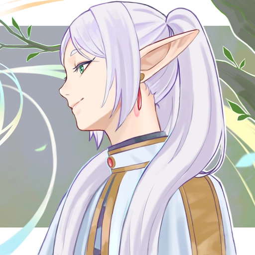 frieren fanart pfp hd