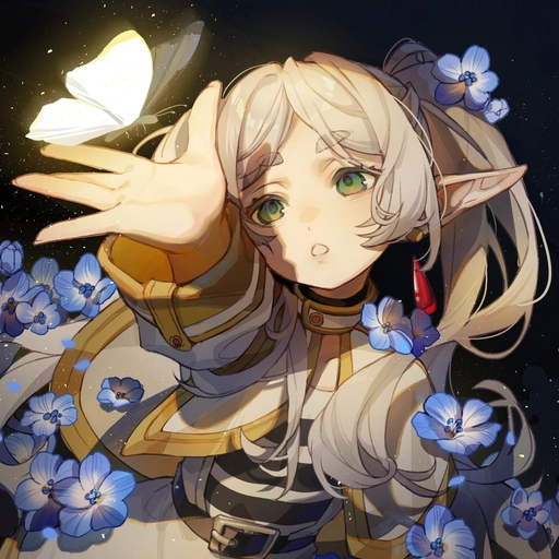 cute frieren pfp fanart