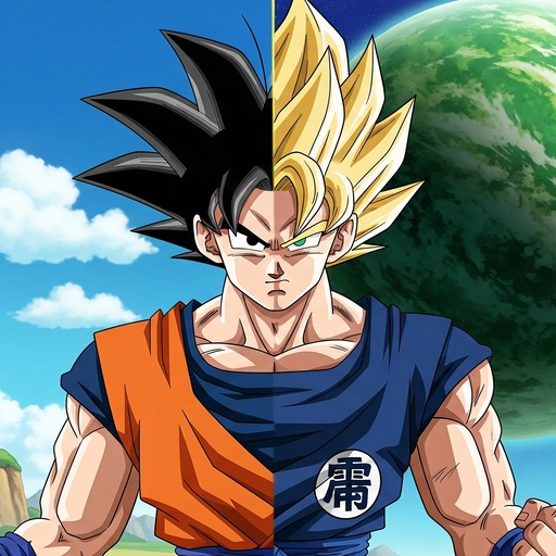 ssj3 goku pfp retro look
