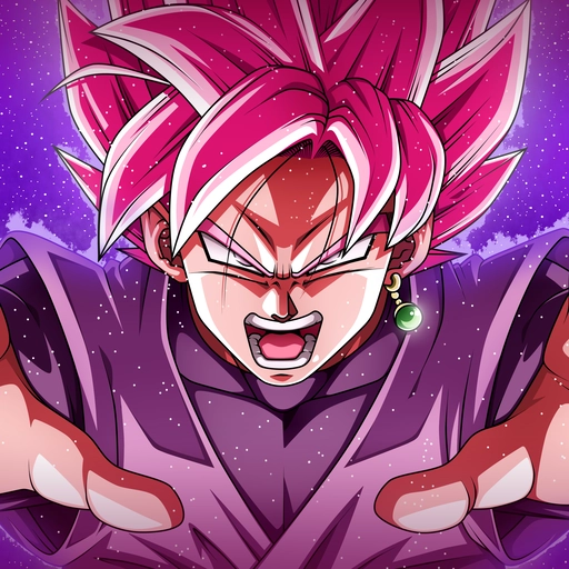 goku black rose pfp anime