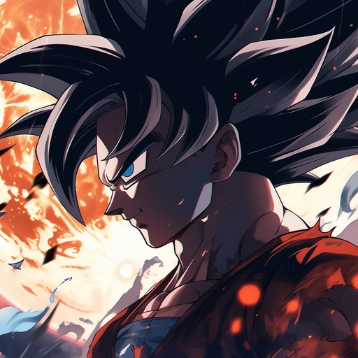 black goku pfp stylish