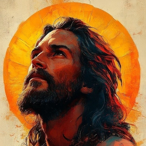 glowing cross jesus pfp