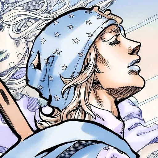 Johnny Joestar anime pfp close-up