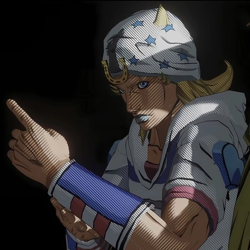 Johnny Joestar anime pfp eyes