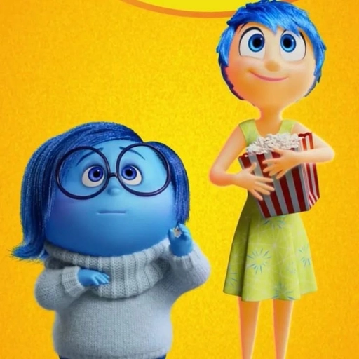 inside out joy pfp cartoon