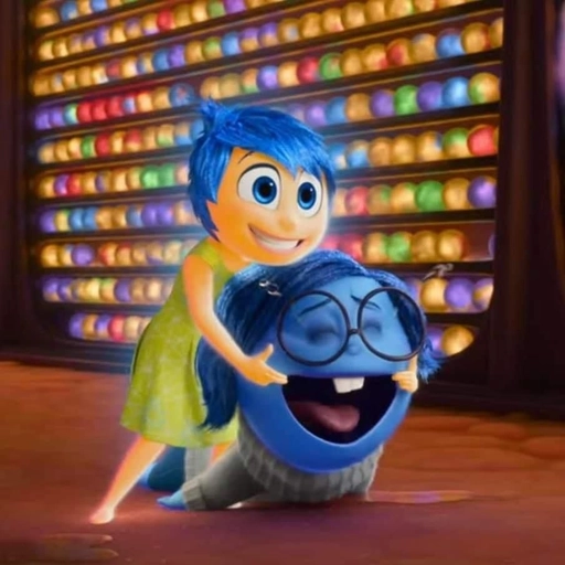 joy pfp character illustration