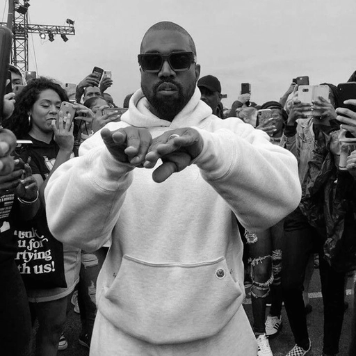 kanye pfp digital portrait