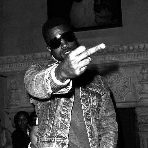 kanye pfp creative portrait