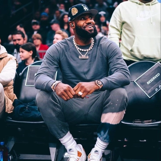 Stylish LeBron PFP for social media icons