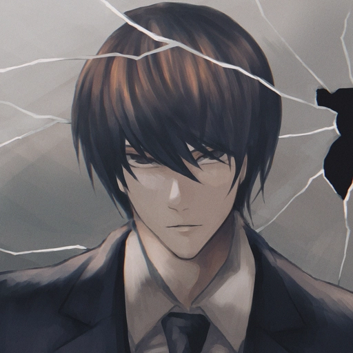 light yagami aesthetic death note pfp 