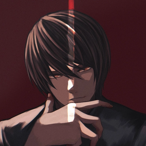 aesthetic light yagami pfp 