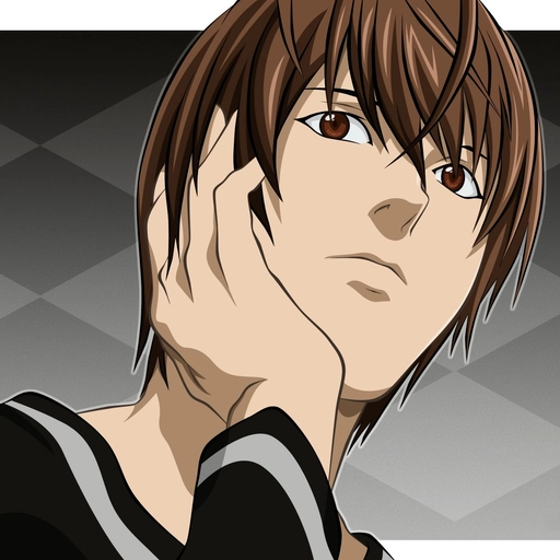 light yagami dramatic pfp 