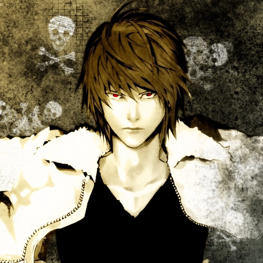 dark aesthetic light yagami pfp 