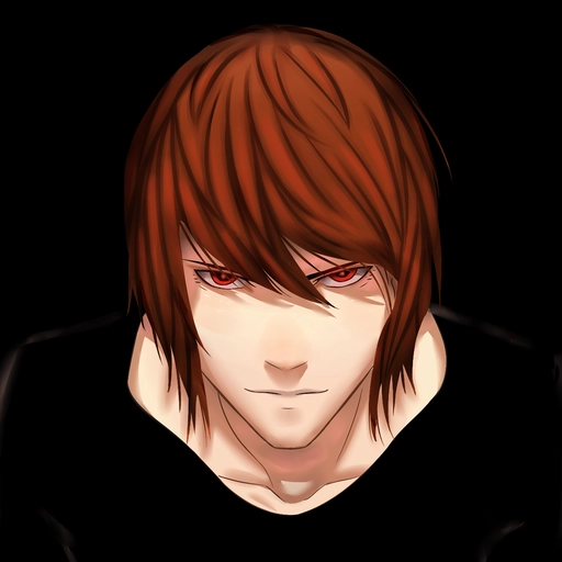 light yagami minimalist aesthetic pfp 