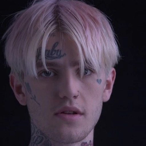 lil peep dark theme pfp