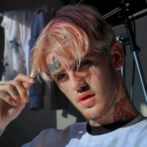rare lil peep profile pic