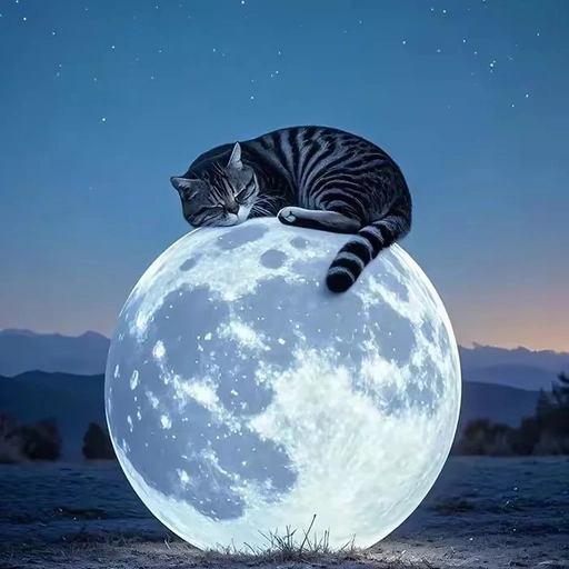 aesthetic moon night sky profile picture