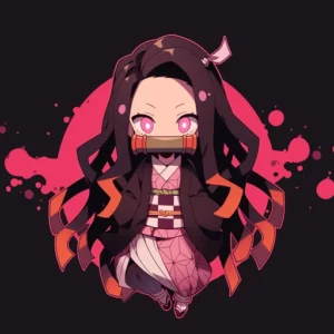 nezuko pfp pink