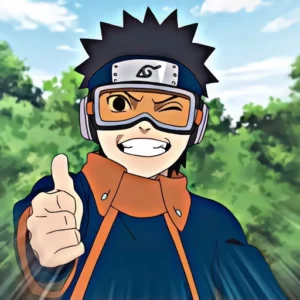 young obito pfp innocent smile hd