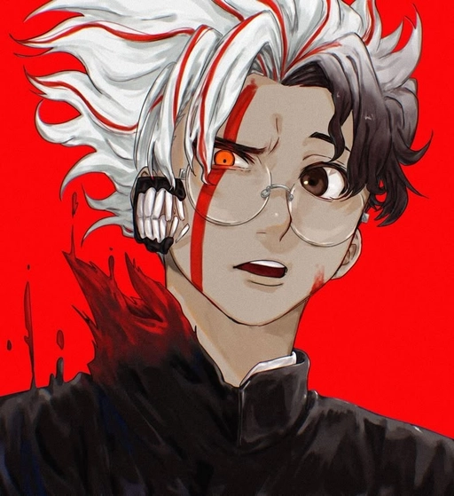 manga okarun pfp drawing