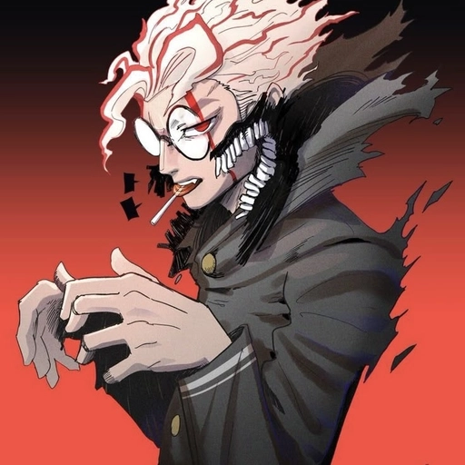 okarun pfp dark theme