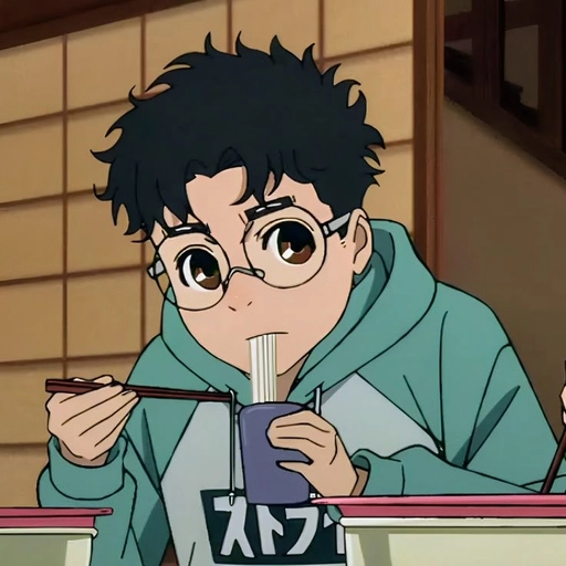 momo and okarun pfp fanart