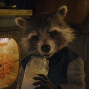 rocket raccoon comic style