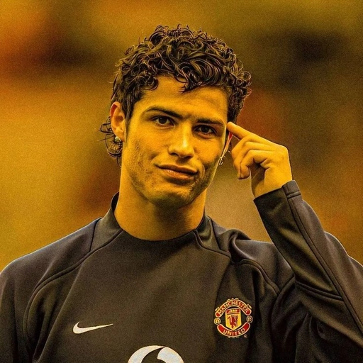 ronaldo 2008 pfp 4k wallpaper