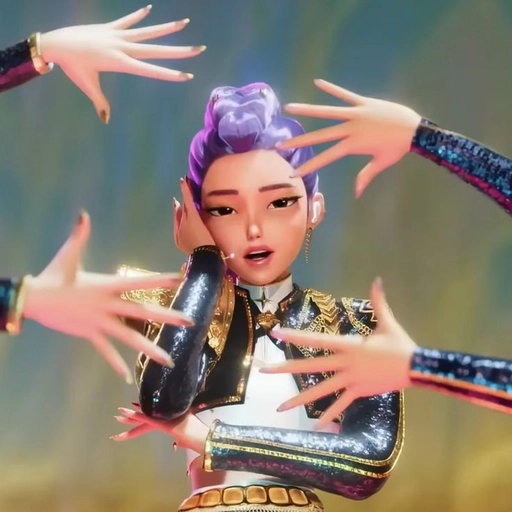 rumi kpop demon hunters cartoon pfp