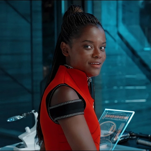 shuri pfp comic style