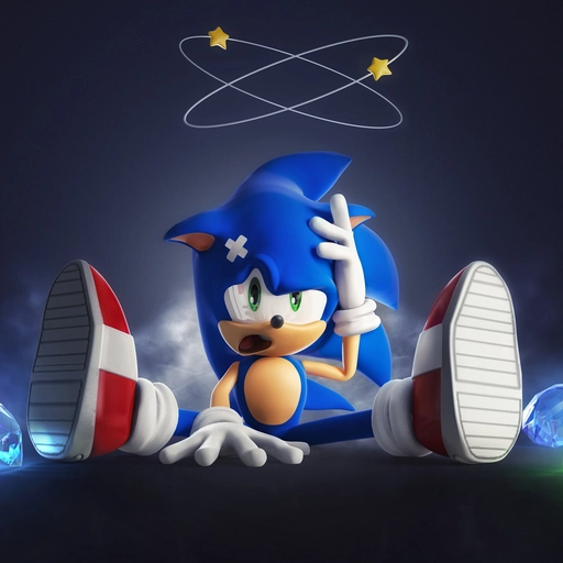 sonic pfp fast running