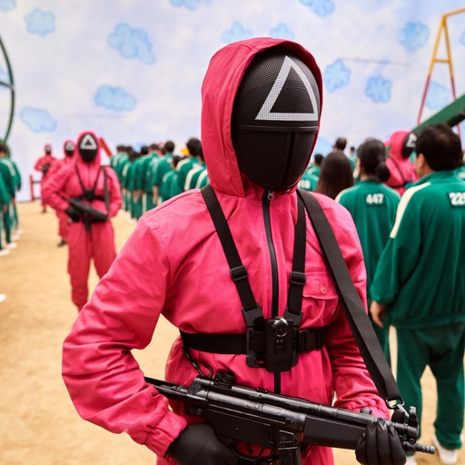 digital art profile picture squid game