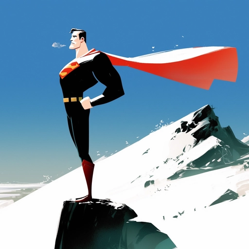 superman pfp comic illustration